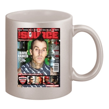 Travis Barker 11oz Metallic Silver Mug