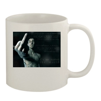 Travis Barker 11oz White Mug