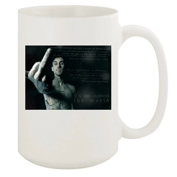 Travis Barker 15oz White Mug