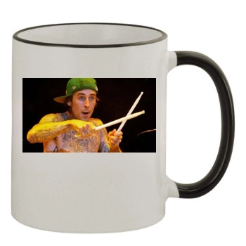 Travis Barker 11oz Colored Rim & Handle Mug