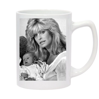 Farrah Fawcett 14oz White Statesman Mug