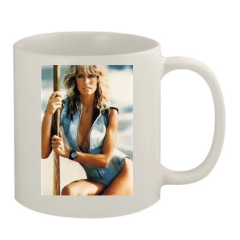 Farrah Fawcett 11oz White Mug