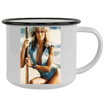 Farrah Fawcett Camping Mug