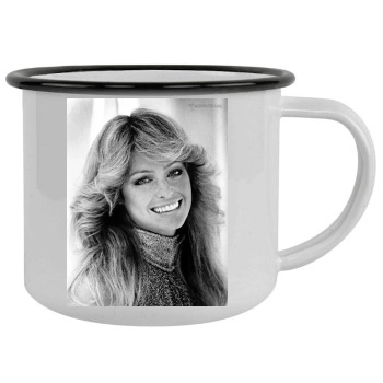 Farrah Fawcett Camping Mug