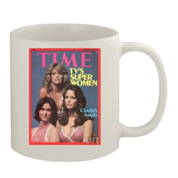 Farrah Fawcett 11oz White Mug