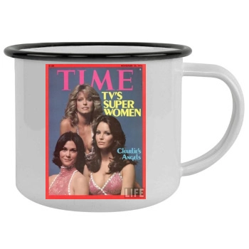 Farrah Fawcett Camping Mug