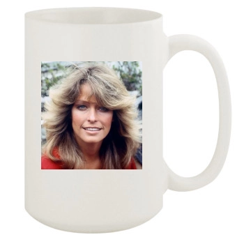 Farrah Fawcett 15oz White Mug