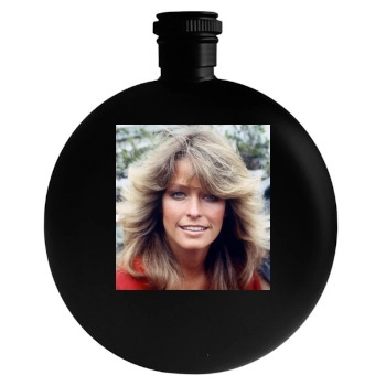 Farrah Fawcett Round Flask