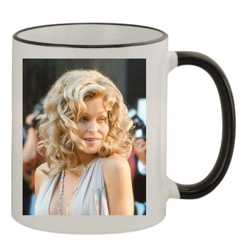 Farrah Fawcett 11oz Colored Rim & Handle Mug