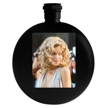 Farrah Fawcett Round Flask