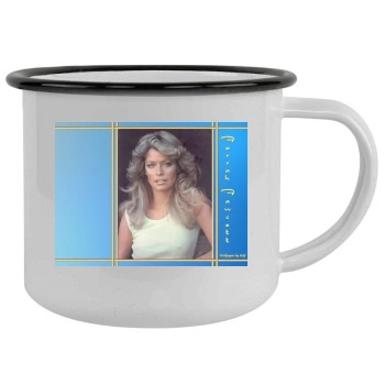 Farrah Fawcett Camping Mug