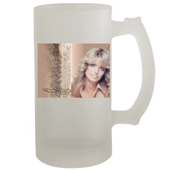 Farrah Fawcett 16oz Frosted Beer Stein