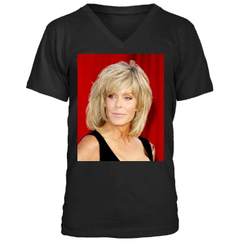 Farrah Fawcett Men's V-Neck T-Shirt