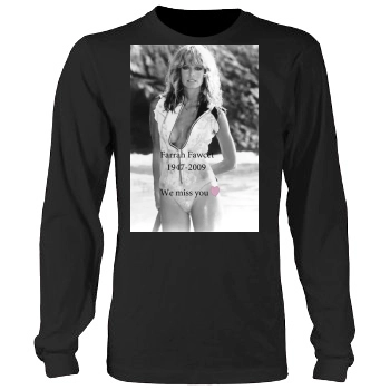 Farrah Fawcett Men's Heavy Long Sleeve TShirt