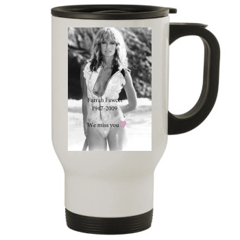 Farrah Fawcett Stainless Steel Travel Mug