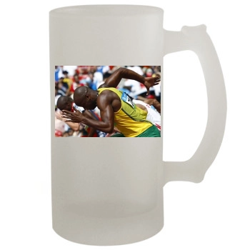 Asafa Powell 16oz Frosted Beer Stein