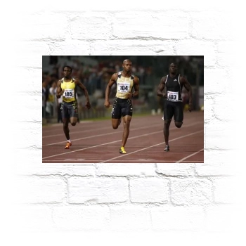 Asafa Powell Metal Wall Art