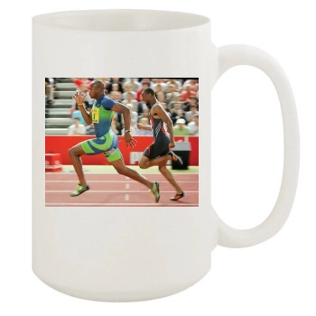 Asafa Powell 15oz White Mug