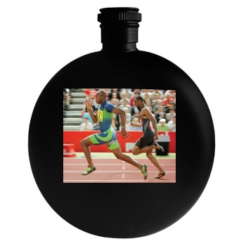 Asafa Powell Round Flask