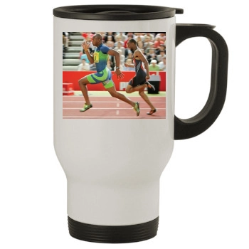 Asafa Powell Stainless Steel Travel Mug