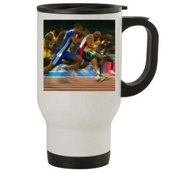 Asafa Powell Stainless Steel Travel Mug