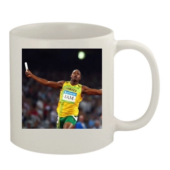 Asafa Powell 11oz White Mug