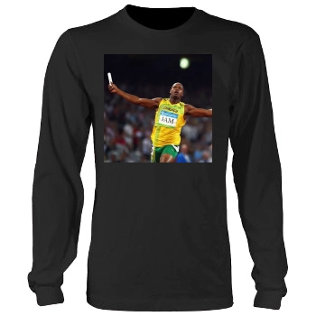 Asafa Powell Men's Heavy Long Sleeve TShirt