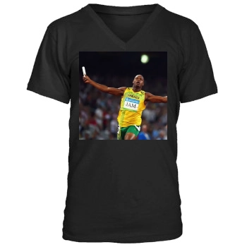 Asafa Powell Men's V-Neck T-Shirt