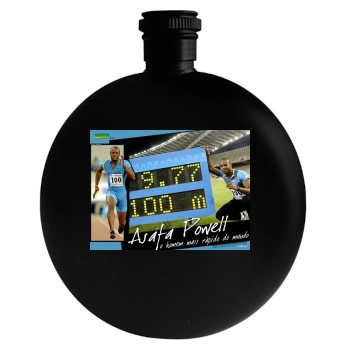 Asafa Powell Round Flask