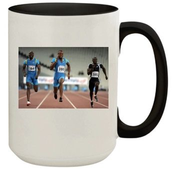 Asafa Powell 15oz Colored Inner & Handle Mug