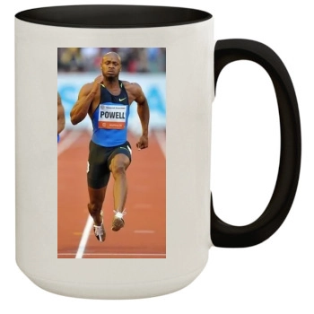 Asafa Powell 15oz Colored Inner & Handle Mug