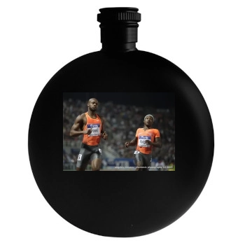 Asafa Powell Round Flask