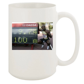 Asafa Powell 15oz White Mug