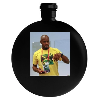 Asafa Powell Round Flask