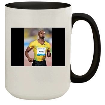 Asafa Powell 15oz Colored Inner & Handle Mug