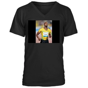 Asafa Powell Men's V-Neck T-Shirt