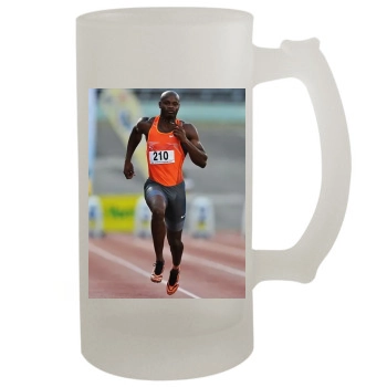 Asafa Powell 16oz Frosted Beer Stein