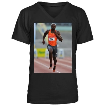 Asafa Powell Men's V-Neck T-Shirt