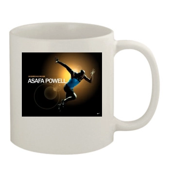 Asafa Powell 11oz White Mug