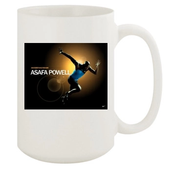 Asafa Powell 15oz White Mug