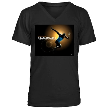 Asafa Powell Men's V-Neck T-Shirt