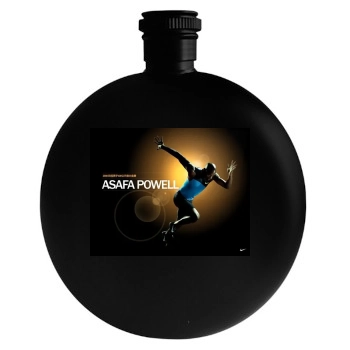 Asafa Powell Round Flask