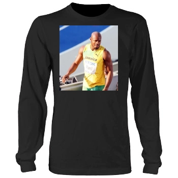 Asafa Powell Men's Heavy Long Sleeve TShirt