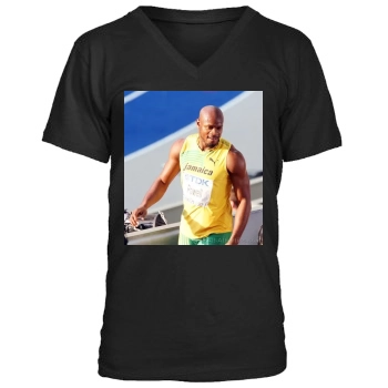 Asafa Powell Men's V-Neck T-Shirt