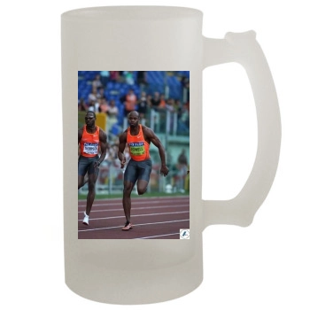 Asafa Powell 16oz Frosted Beer Stein