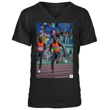 Asafa Powell Men's V-Neck T-Shirt