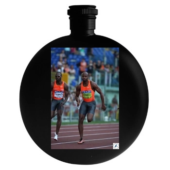 Asafa Powell Round Flask