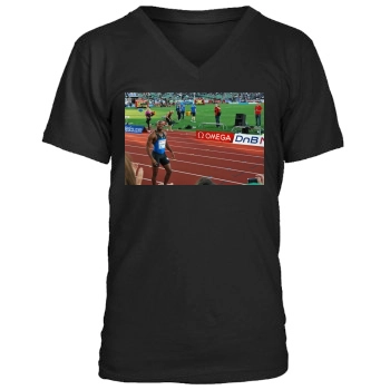 Asafa Powell Men's V-Neck T-Shirt