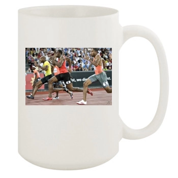 Asafa Powell 15oz White Mug