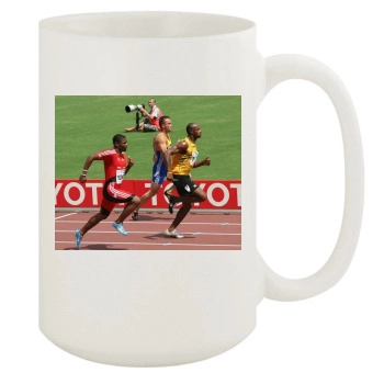 Asafa Powell 15oz White Mug